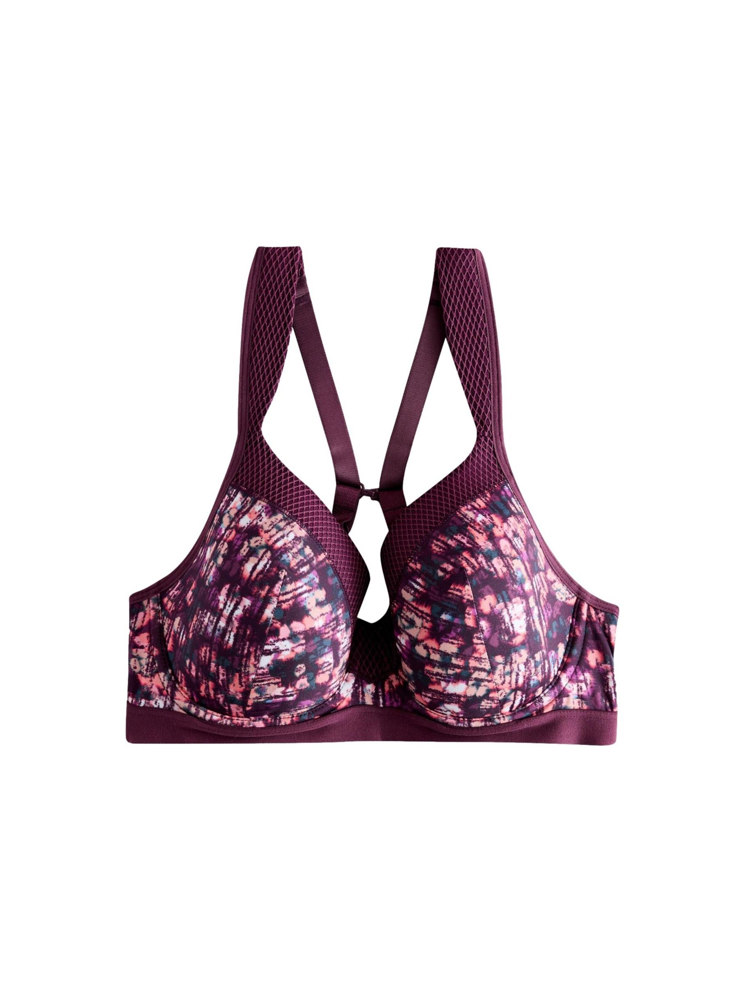 Soutien-gorge de sport Next en violet : devant