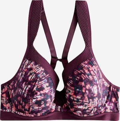 Next Urheilurintaliivit koossa XS/B värissä basaltinharmaa / syklaami / roosa / pastellinpinkki, Tuotenäkymä