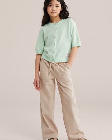 WE Fashion Strickjacke in Grün