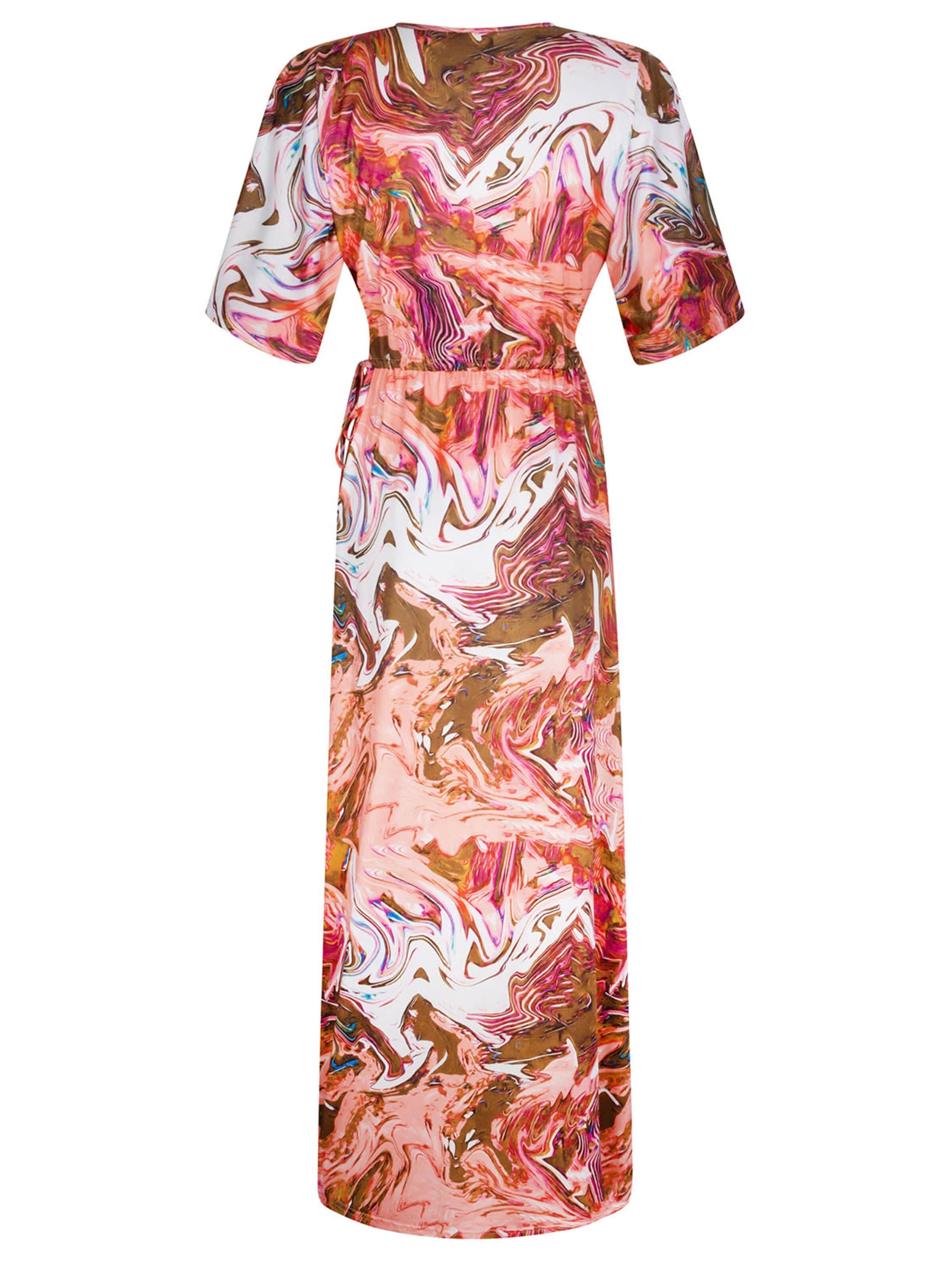 Chic by Lirette Jurk 'Kimono Lotus Chikitu' in Roze