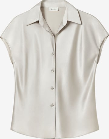 Lilysilk - Blusa en gris: frente