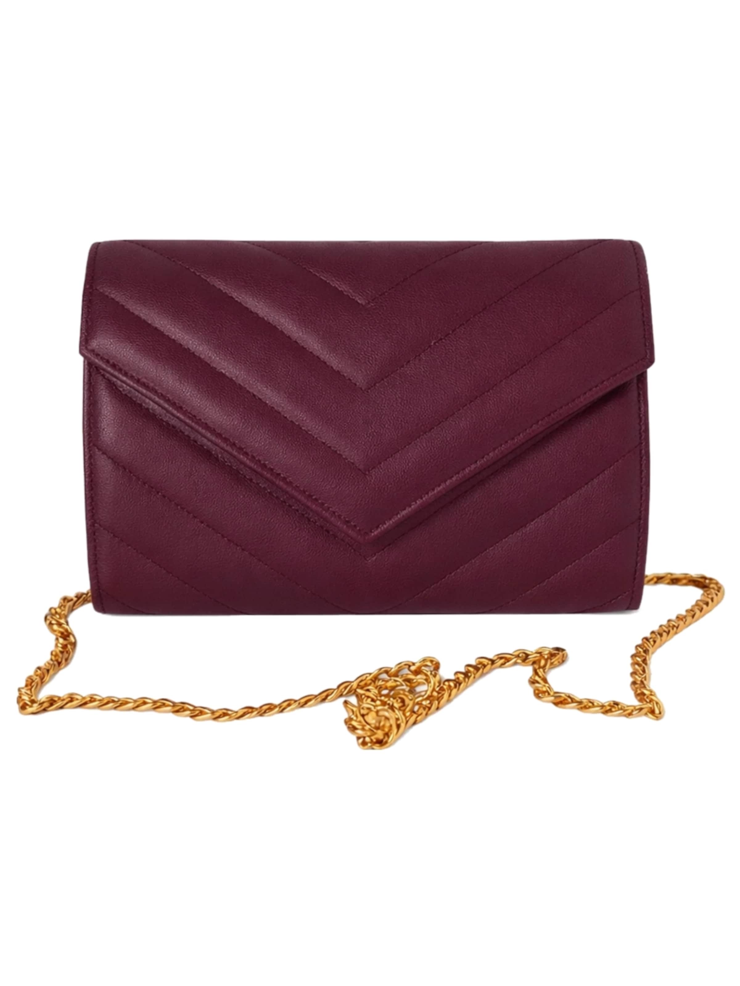Sellenes Clutch 'Val Wine Clutch' in One size in Burgundy, Item view