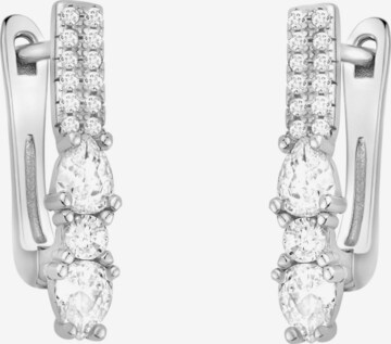 Sofia Milani Ohrringe 'Zirconia' in Silber: Vorderseite
