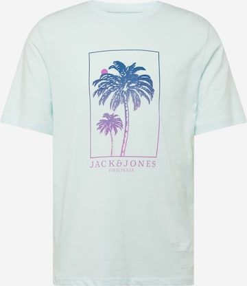 JACK & JONES Tričko 'LAFAYETTE' – modrá: přední strana
