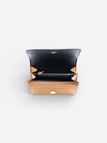 Cheval Firenze Wallet 'COSMO MINI CROC' in Beige