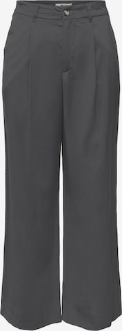 ONLY Pleat-Front Pants in Grey: front