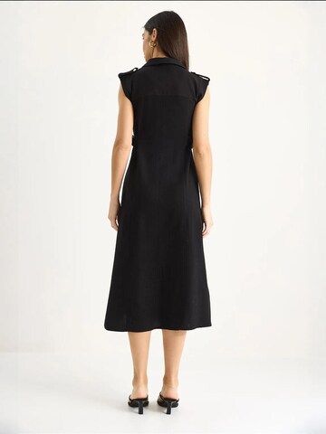 Robe-chemise Bianco Lucci en noir