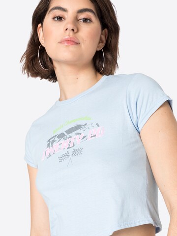 Nasty Gal - Camiseta en azul