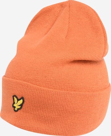 Bonnet Lyle & Scott en orange : devant