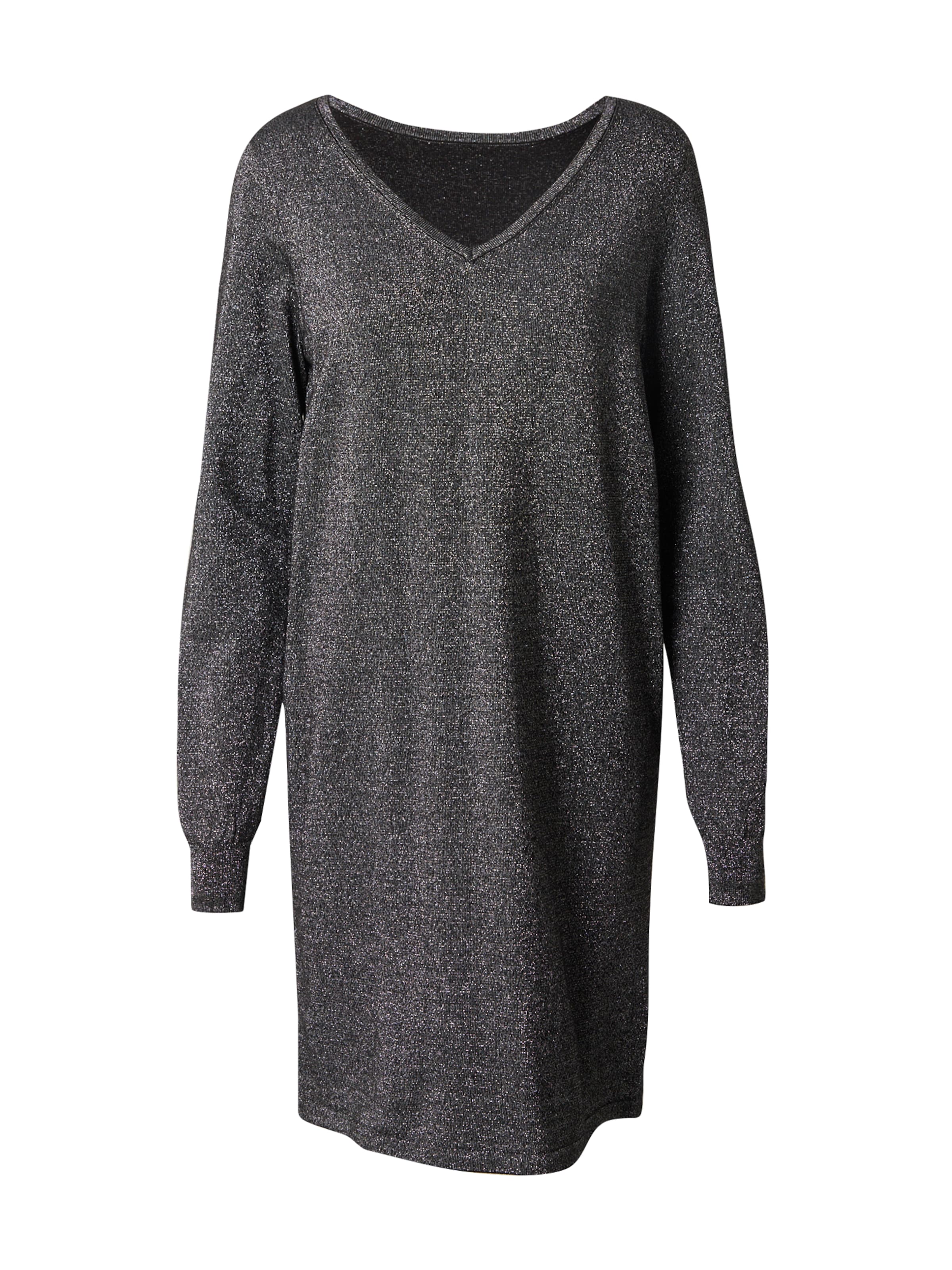 VERO MODA Knitted dress 'VMHAPPYSHINE' in Black: front