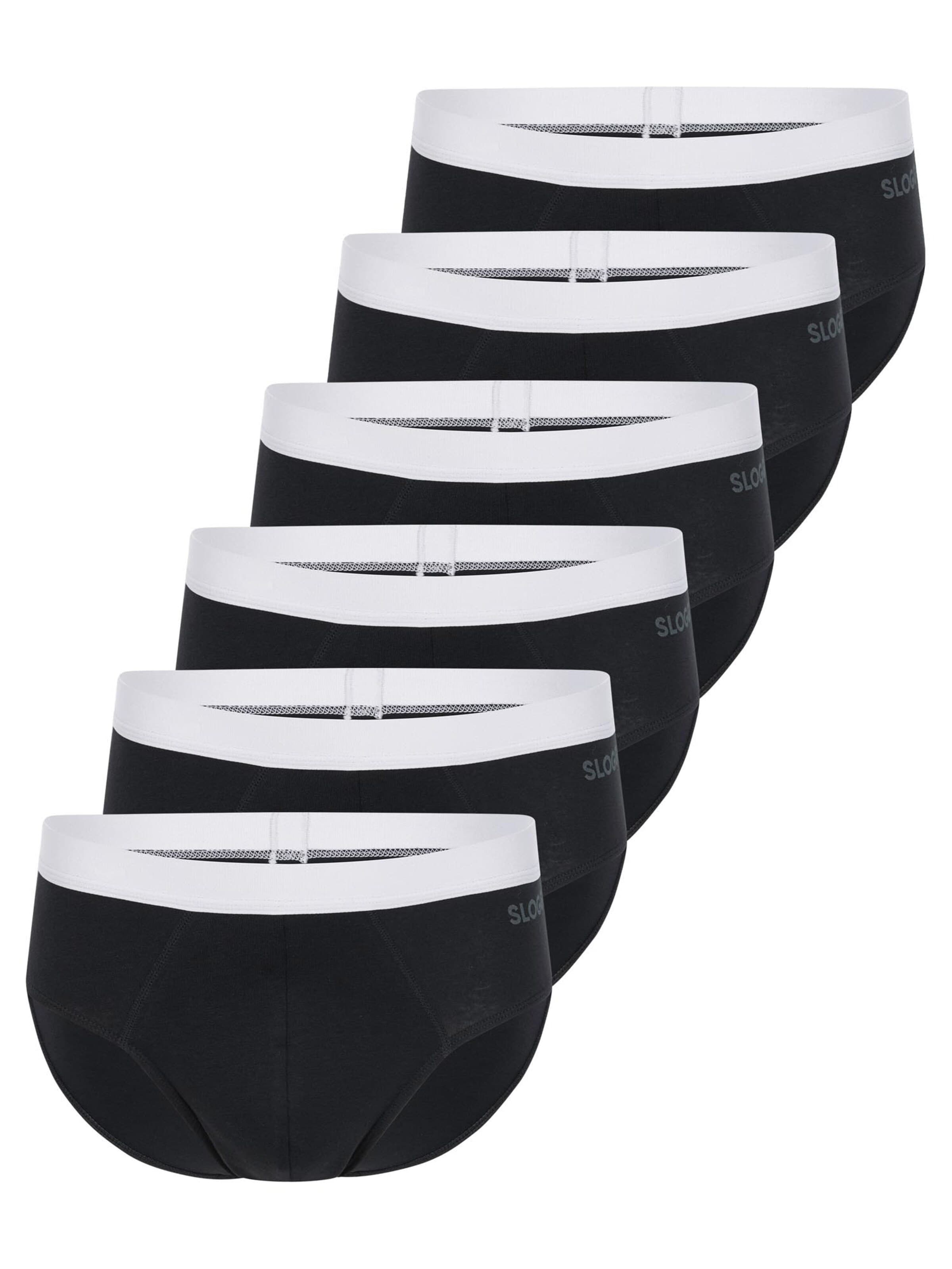 SLOGGI Panty 'men GO ABC 2.0' in Black: front