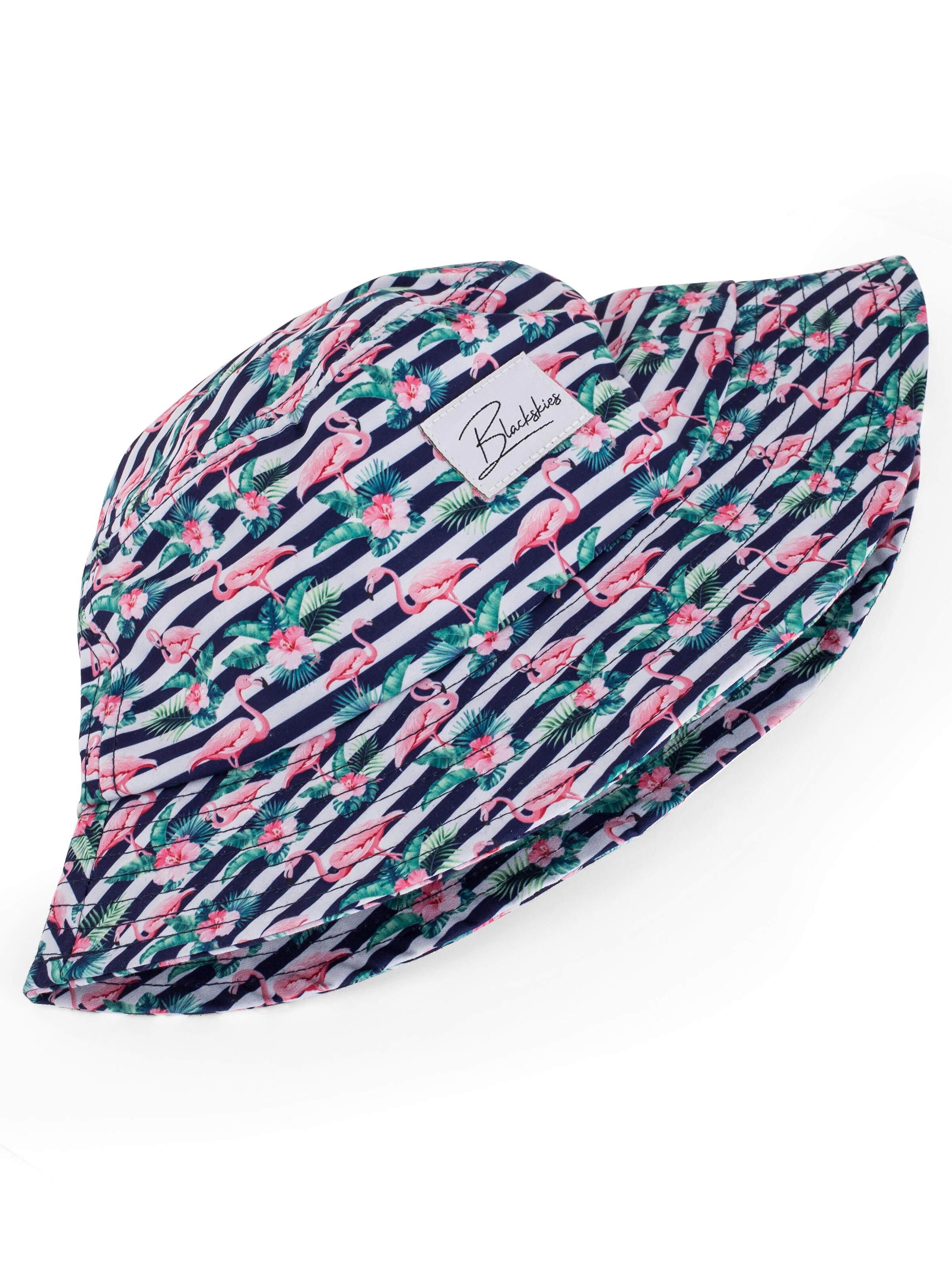 Blackskies Hat 'Tropical Flamingo Vol. II' in Blue