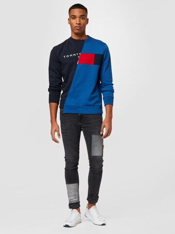 Tommy Jeans - Sweatshirt em azul