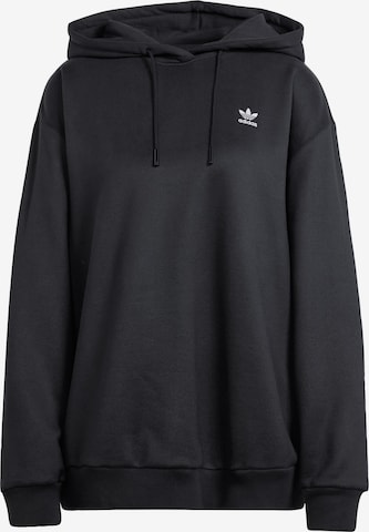 Sweat-shirt 'Trefoil' ADIDAS ORIGINALS en noir : devant