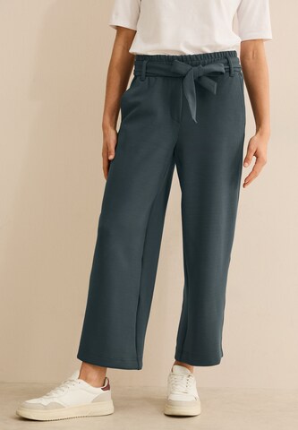 CECIL Wide leg Pants in Blue: front