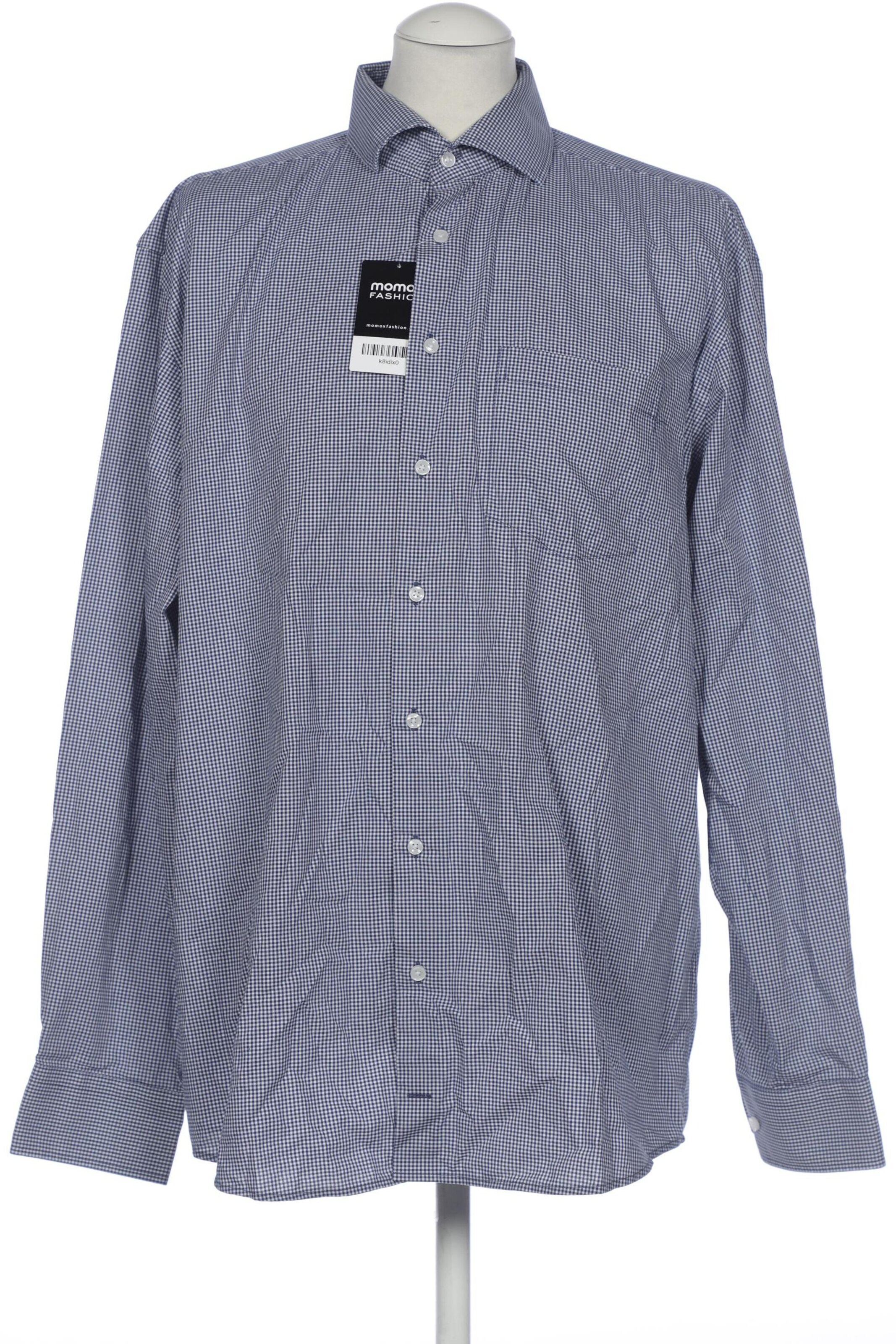 SEIDENSTICKER Button Up Shirt in L in Blue: front
