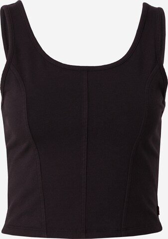 LEVI'S ® Topp 'Mars Corset Tank' i svart: framsida