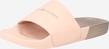 Flip-flops de la TOMMY HILFIGER pe roz: față