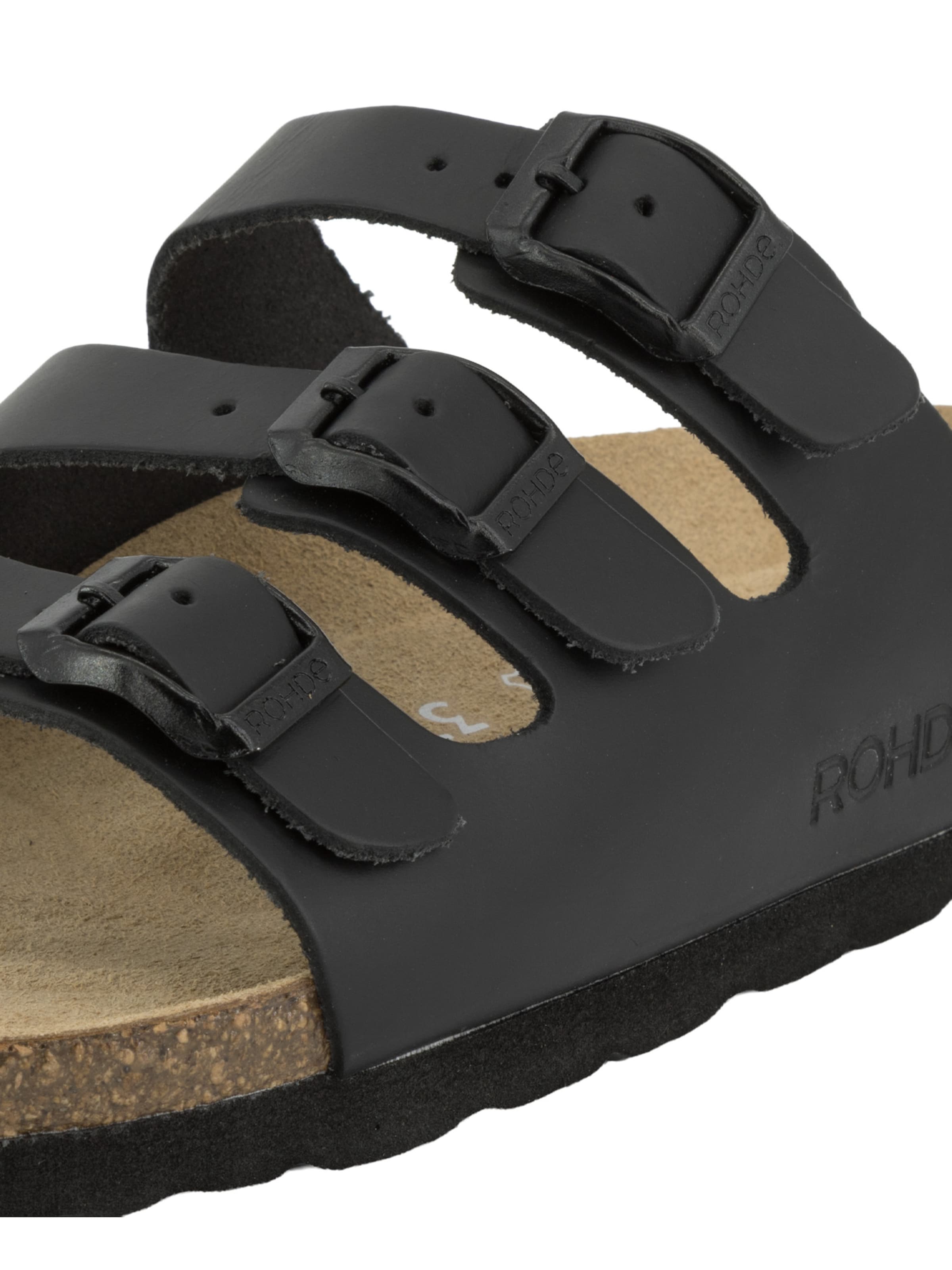 ROHDE Mules 'Alba' in Black
