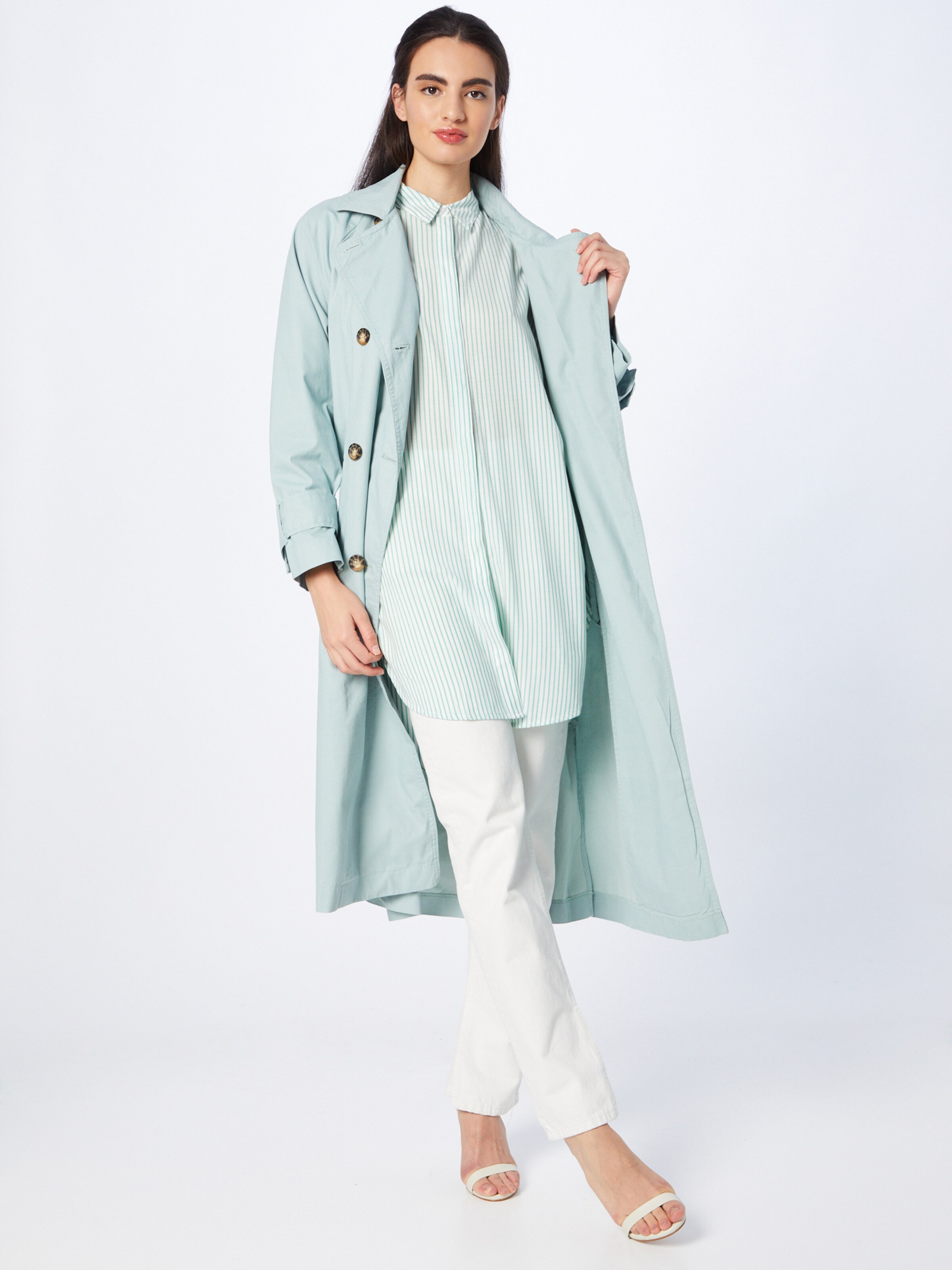 Frauen Große Größen Soft Rebels Bluse 'Freedom' in Mint - JQ46526