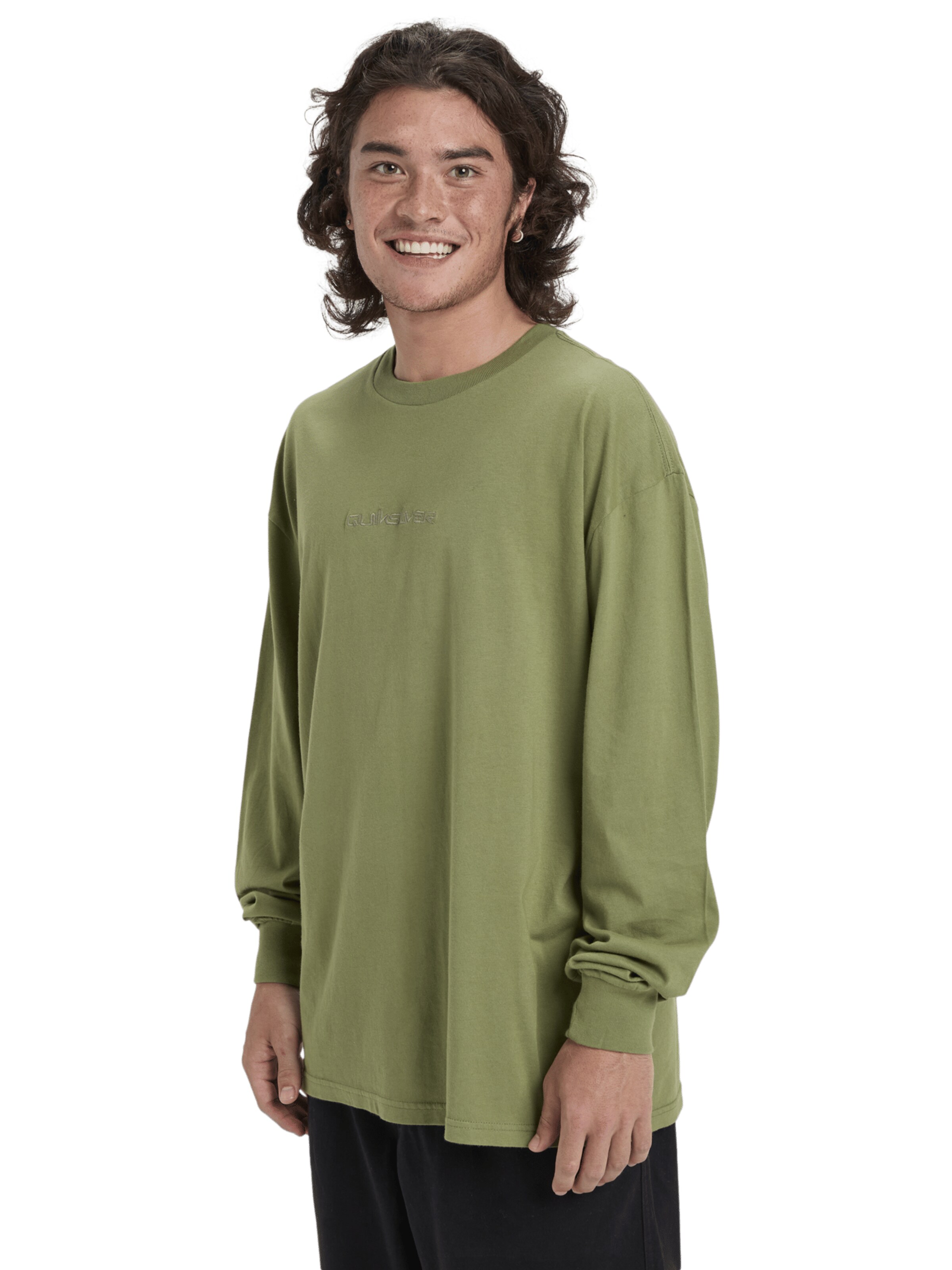 QUIKSILVER Shirt 'Salt Water' in Green