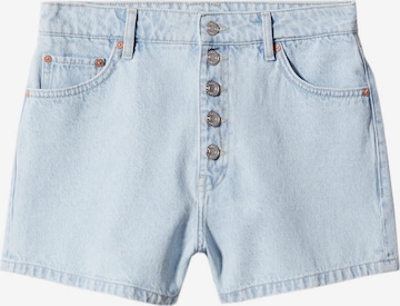MANGO Regular Jeans 'IRIS' in Blauw: voorkant