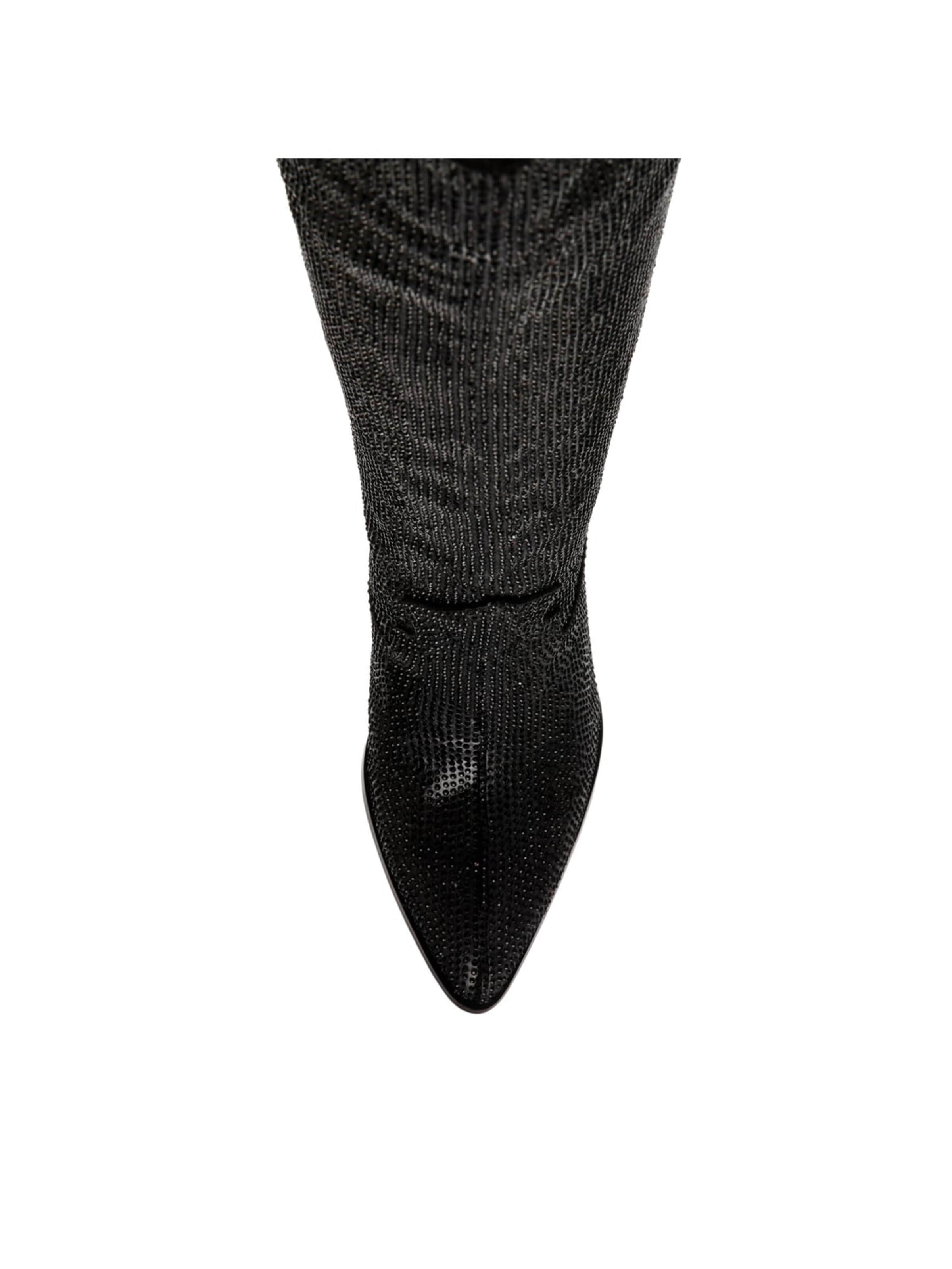STEVE MADDEN Kozaki 'Lasoo-R Black Boots' w kolorze czarny