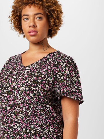 ONLY Carmakoma Shirt 'LUX CELI' in Black