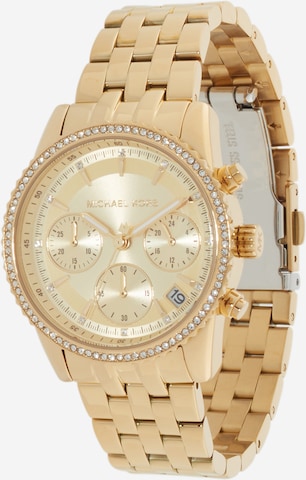 MICHAEL Michael Kors Analoginen kello 'RITZ' värissä kulta: etupuoli