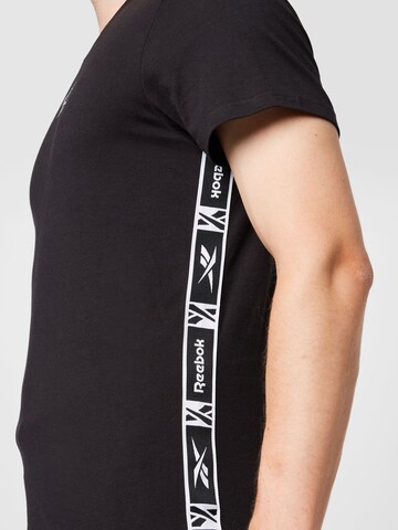 T-Shirt fonctionnel Reebok en noir