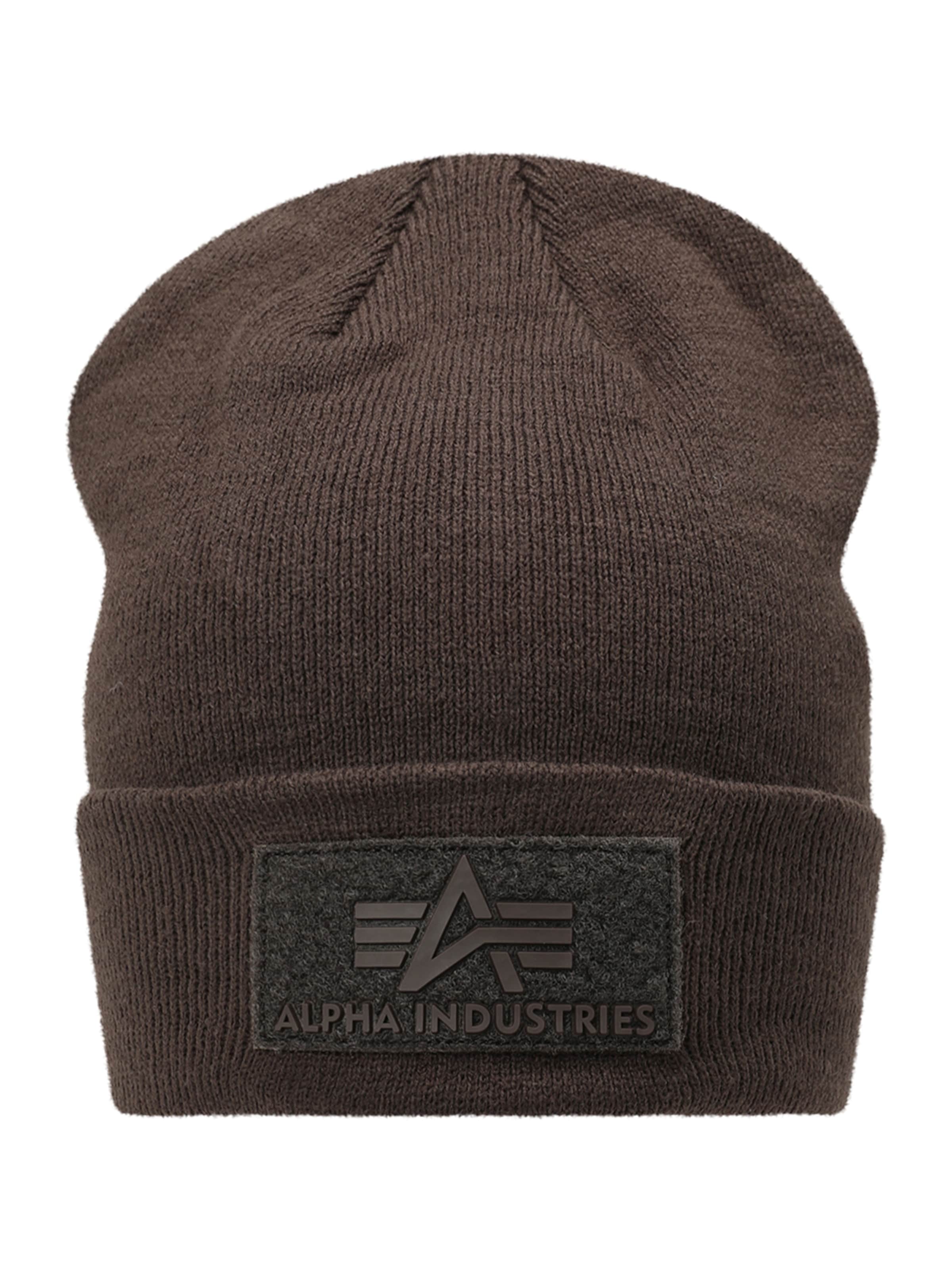ALPHA INDUSTRIES Müts, värv pruun: eest vaates
