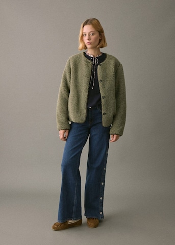 MANGO TEEN Between-Season Jacket in Green