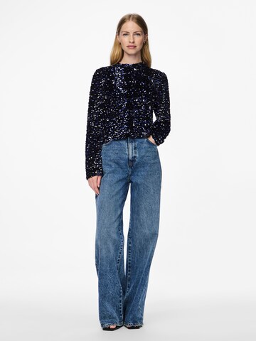 Camicia da donna 'PCKam' di PIECES in blu