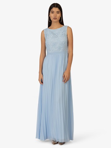 Kraimod - Vestido de noche en azul: frente