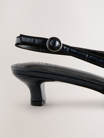 Next Лодочки с открытой пяткой 'Forever Comfort®' в Синий