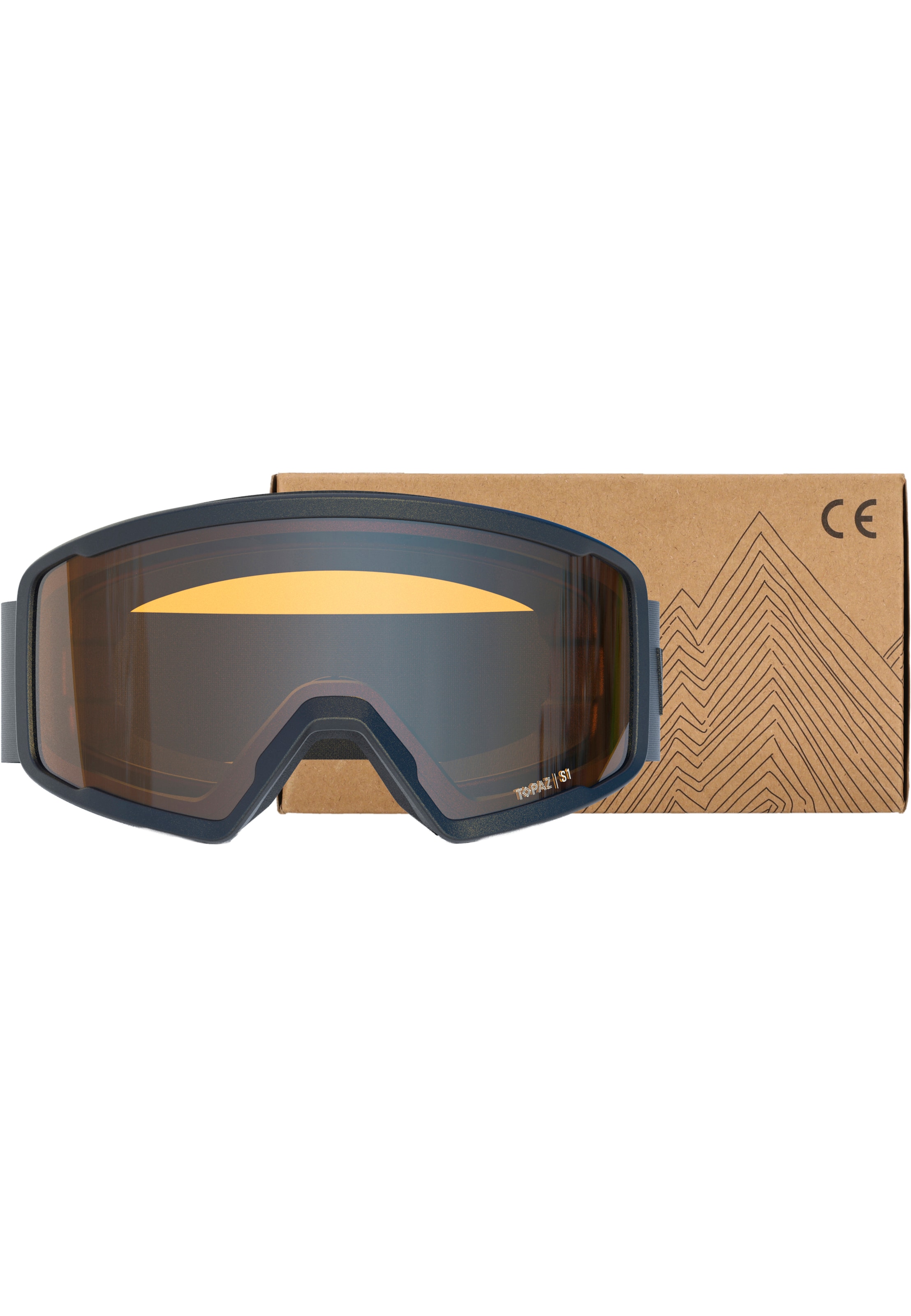 Whistler Skibrille 'Claviere Topaz I' in Schwarz