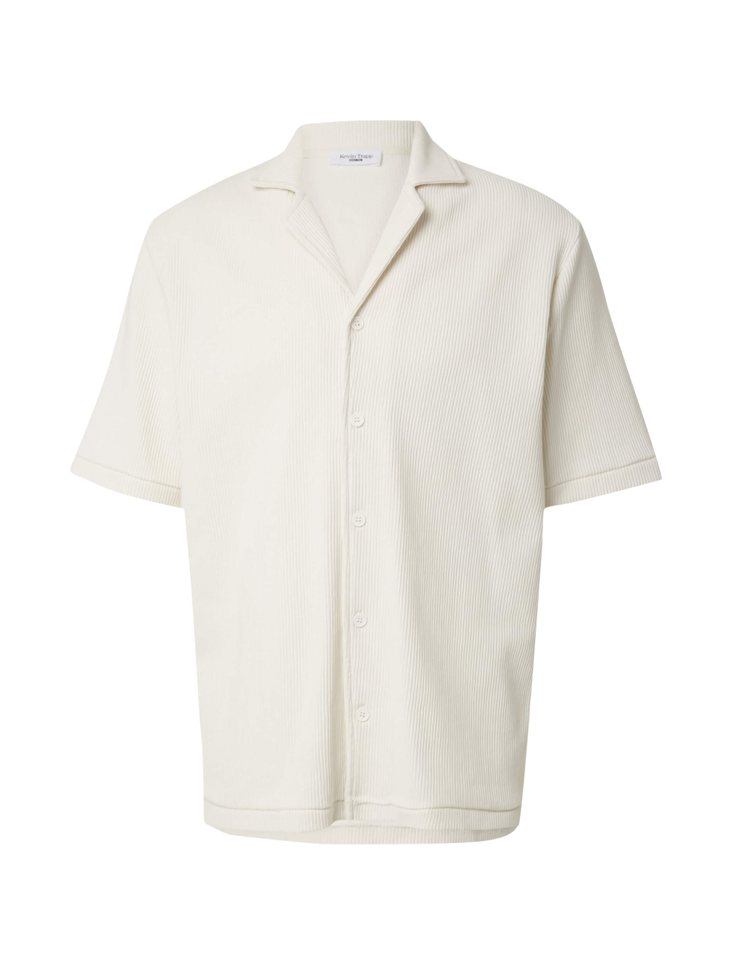 TRAPP Regular fit Button Up Shirt 'Leopold' in White: front