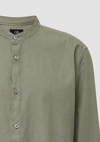 QS Regular fit Button Up Shirt in Green