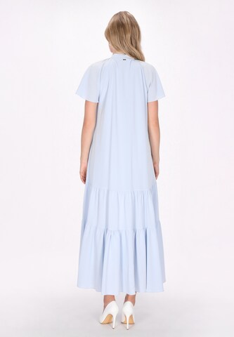 DreiMaster Klassik Jurk in Blauw