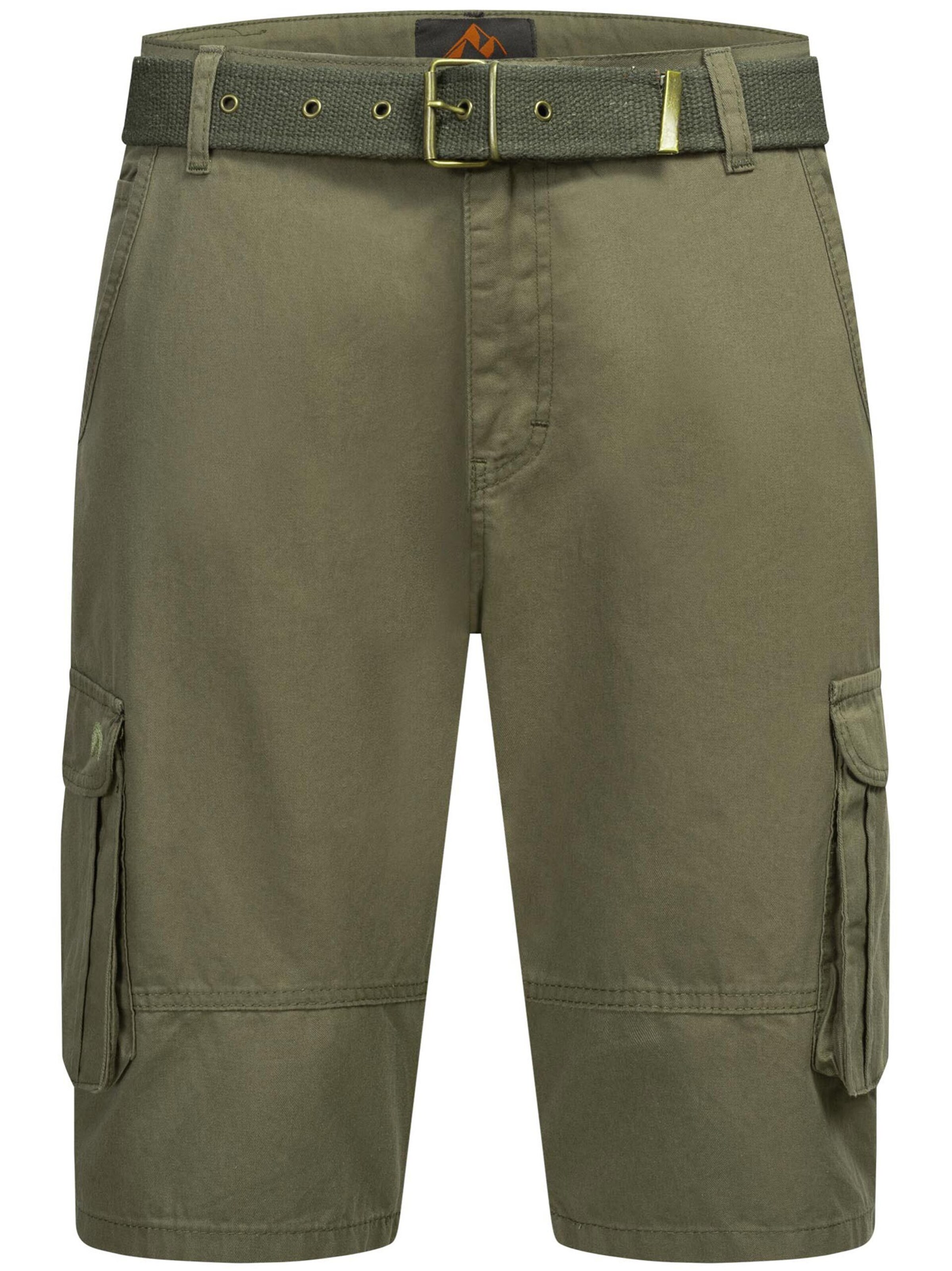 Arctic Seven Regular Cargo trousers in Green: front