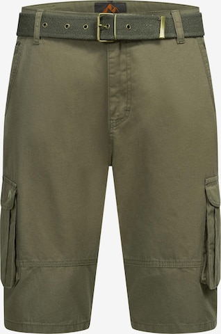 Pantalon cargo Arctic Seven en vert : devant