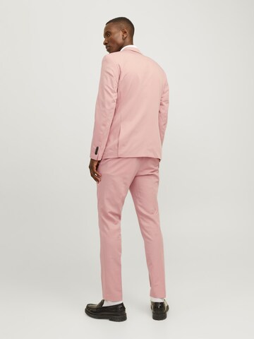 JACK & JONES Slim fit Suit Jacket 'Franco' in Pink