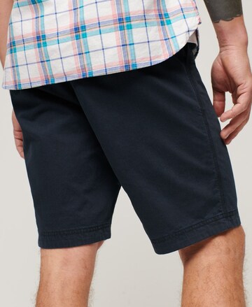 Superdry Regular Chino Pants in Blue