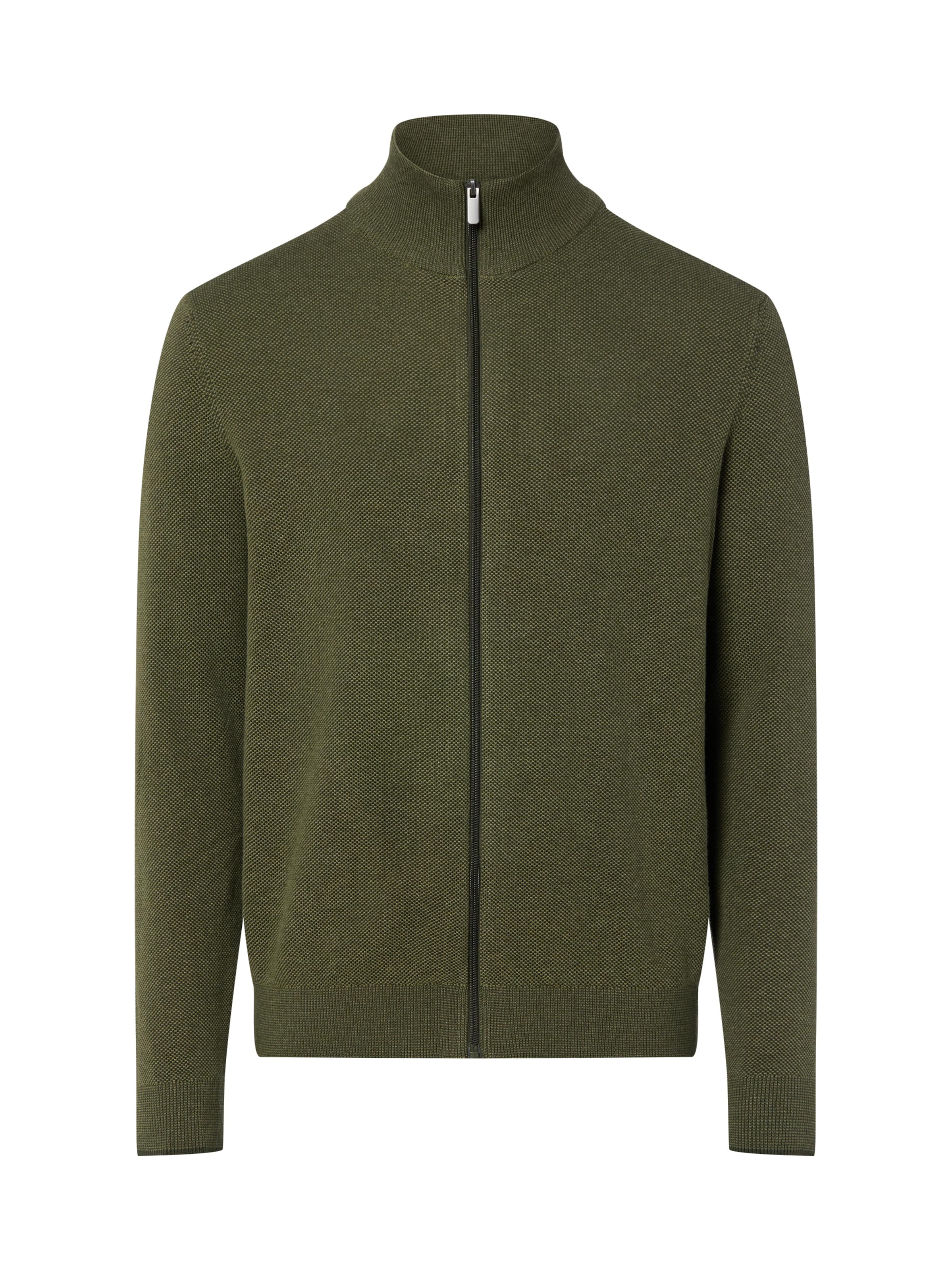 Vestes en maille Nils Sundström en vert : devant