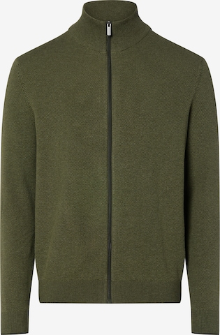 Vestes en maille Nils Sundström en vert : devant