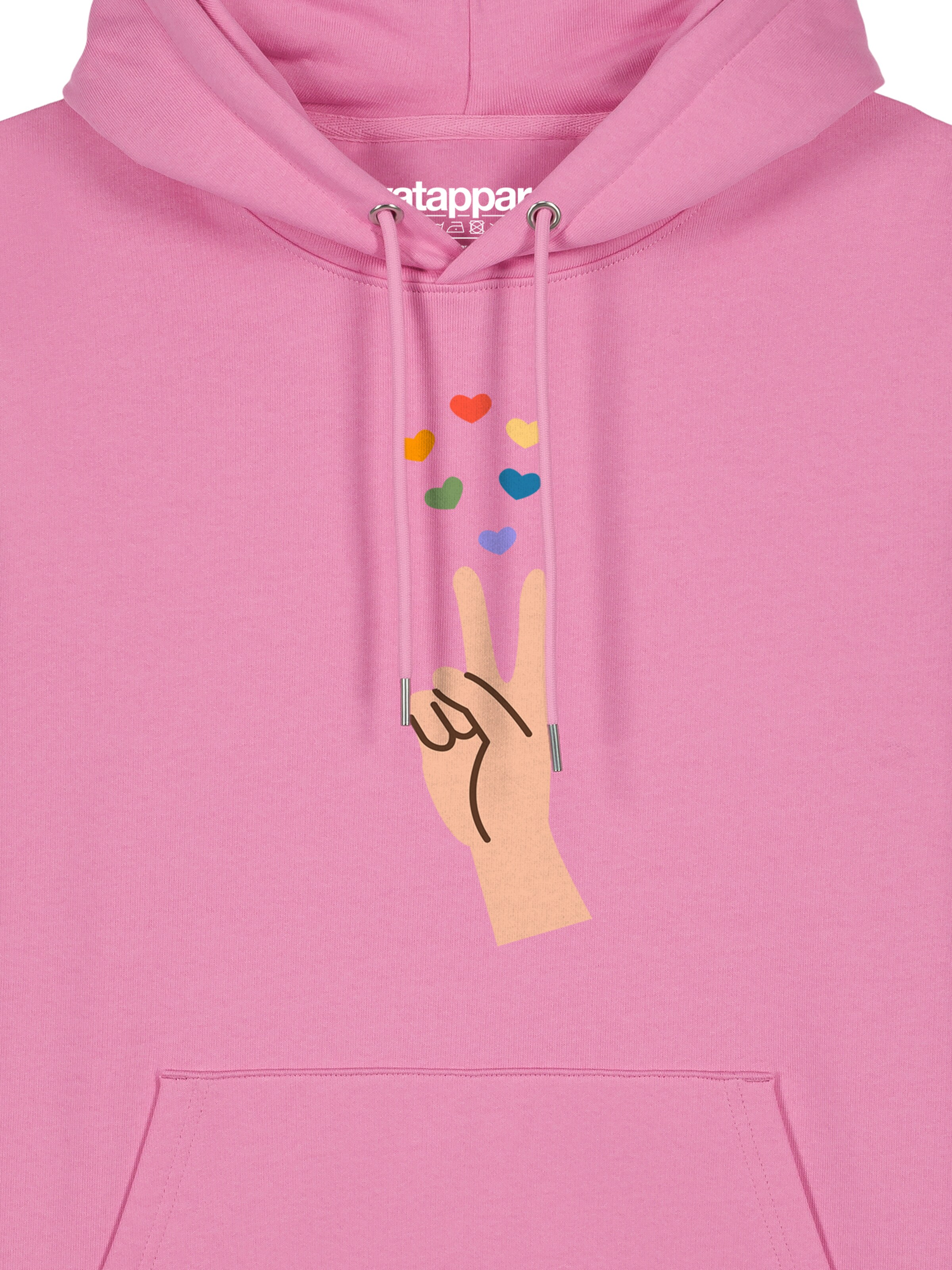 Sweat-shirt 'Spread Love' Watapparel en rose