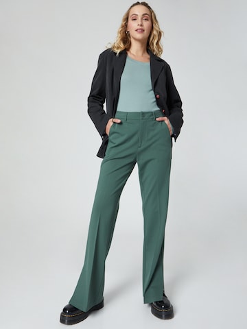 florence by mills exclusive for ABOUT YOU Bootcut Kalhoty 'Tela' – zelená