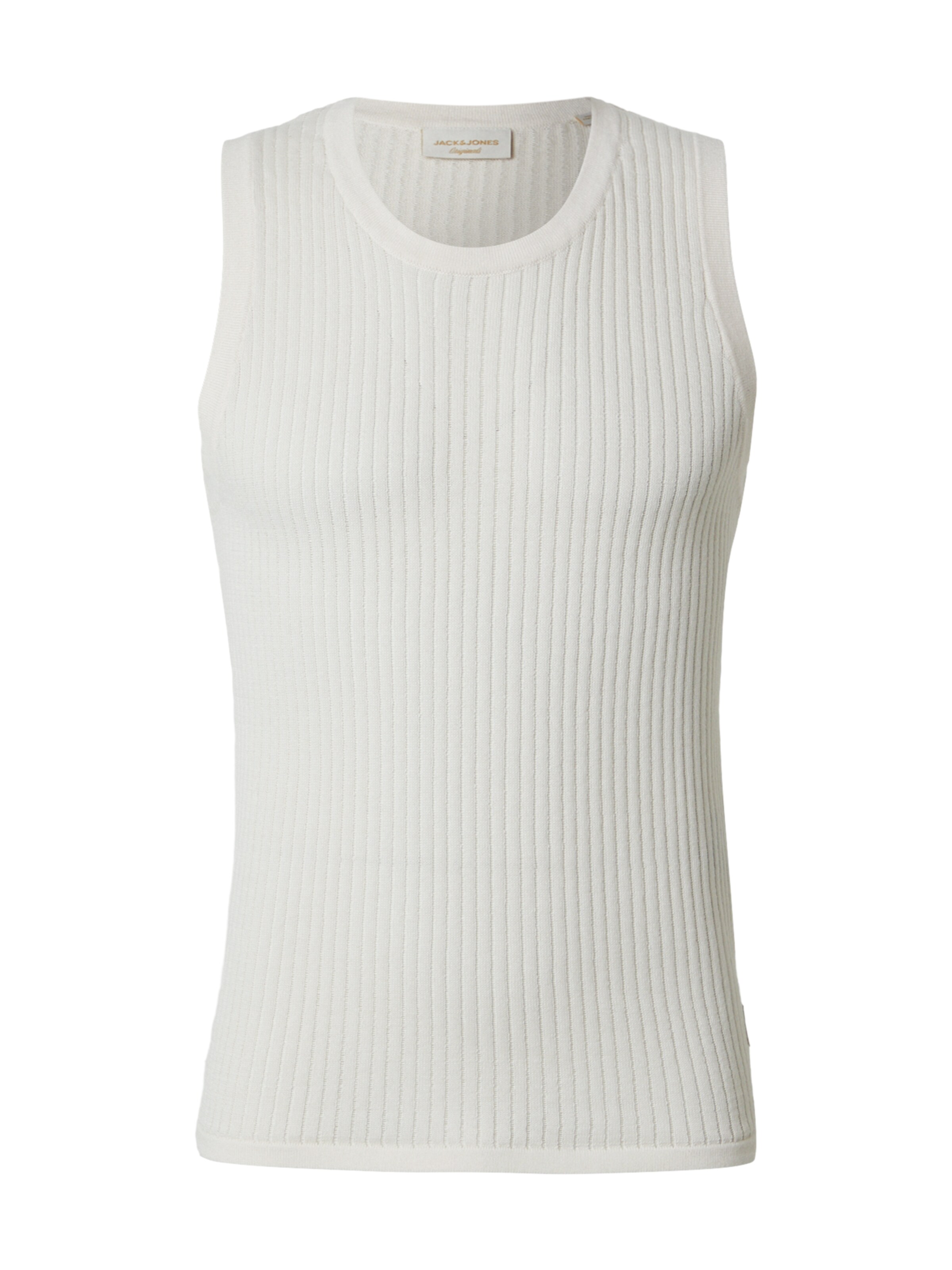 JACK & JONES Pullunder 'JORMAINE' i hvid: forside