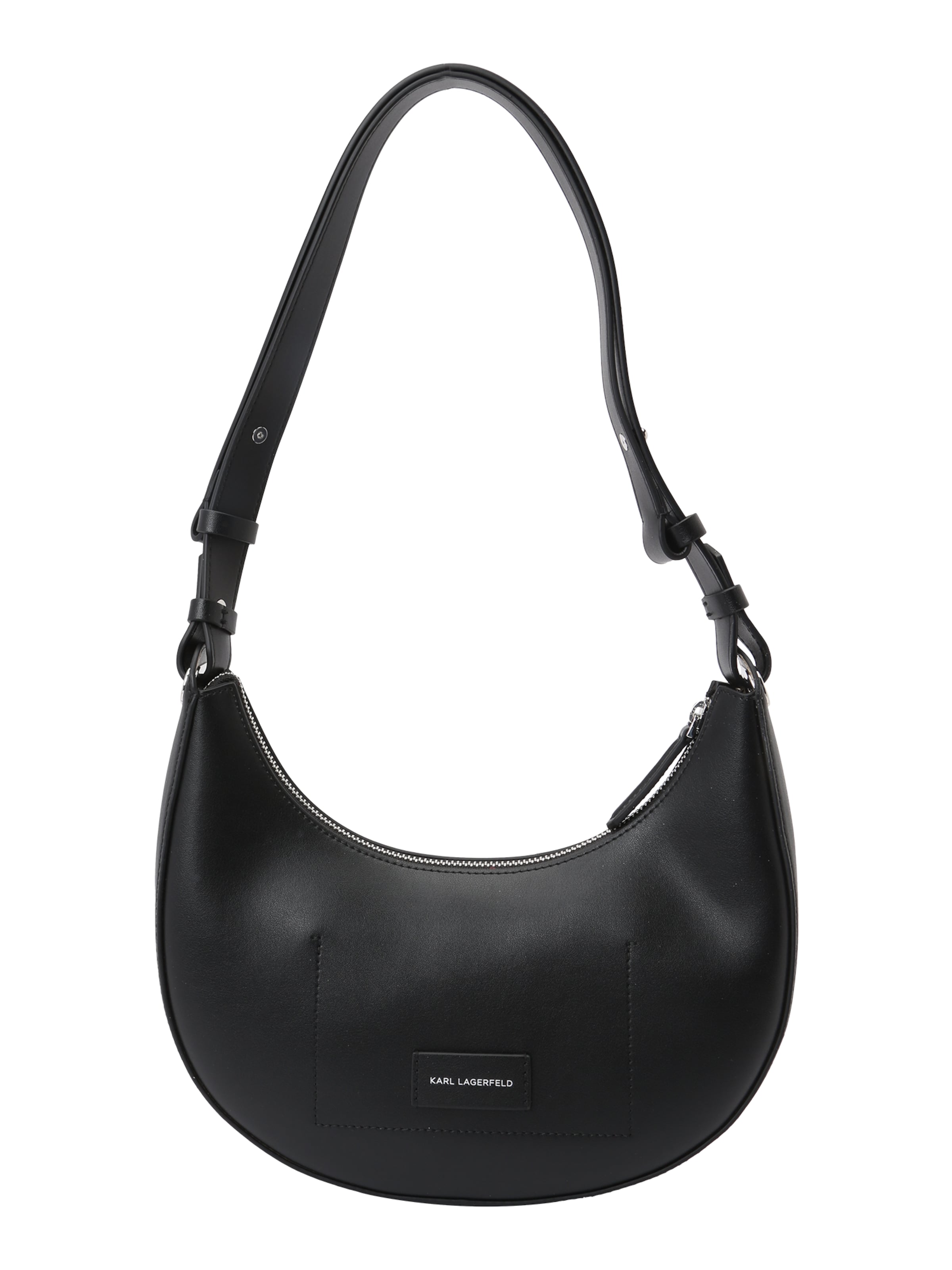 Karl Lagerfeld Shoulder Bag in Black: front