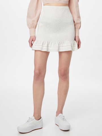 GLAMOROUS Skirt in White: front